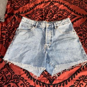 denim shorts